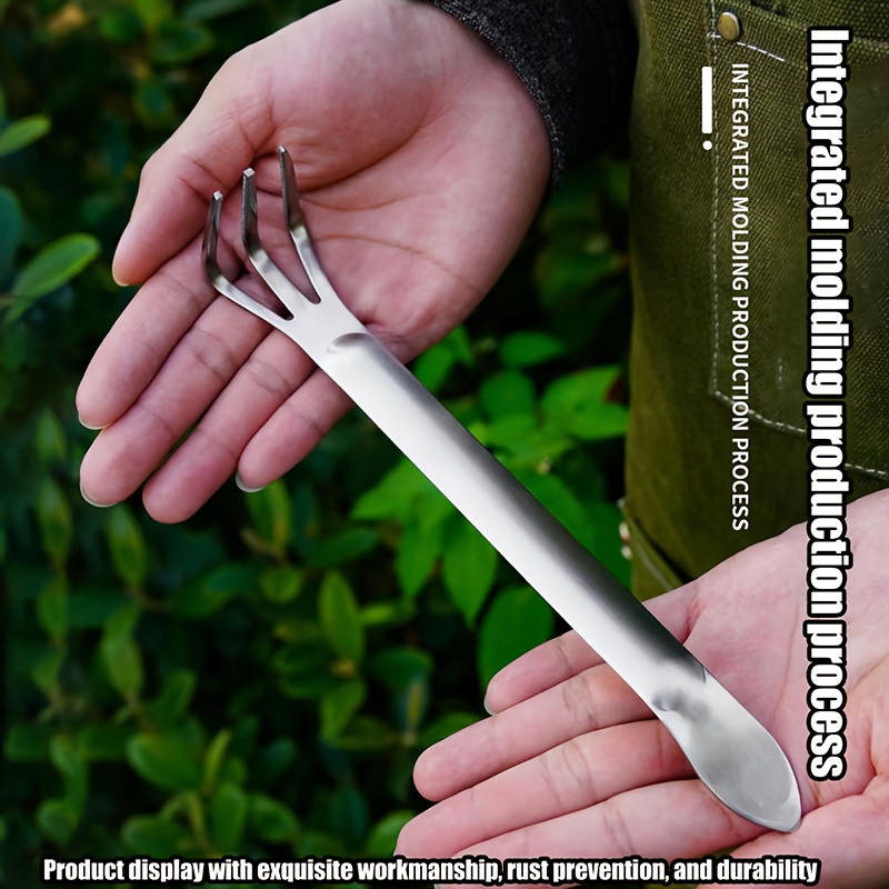 1pc Stainless Steel Root Rake  - Bonsai Garden Rake 评论和价格