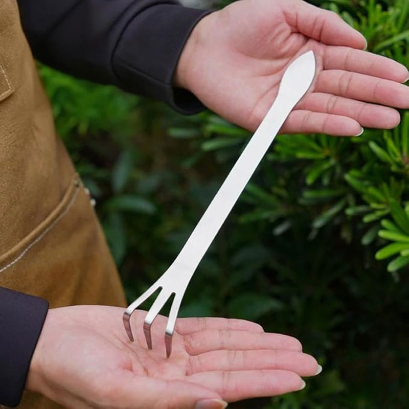 Stainless Steel Root Rake Hand - Bonsai Garden Rake 评论和价格