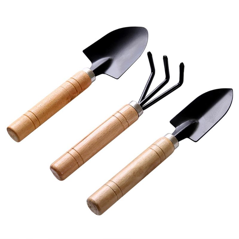 3pcs Mini Garden Shovel Rake S - Bonsai Garden Rake 评论和价格