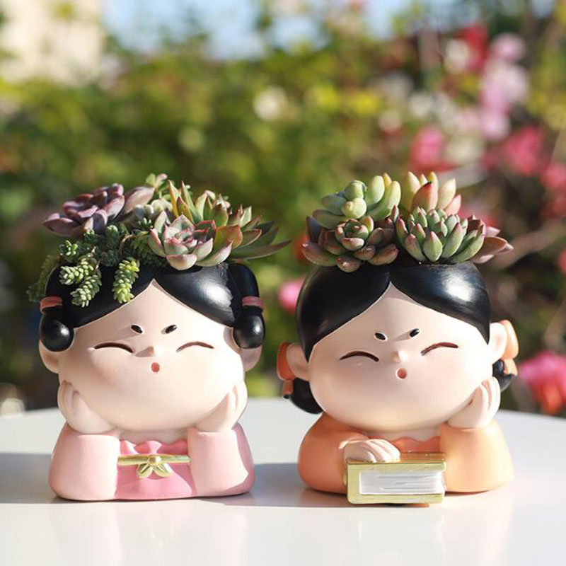 Resin Tang Dynasty Lady Nurser - Bonsai Garden Europe 评论和价格