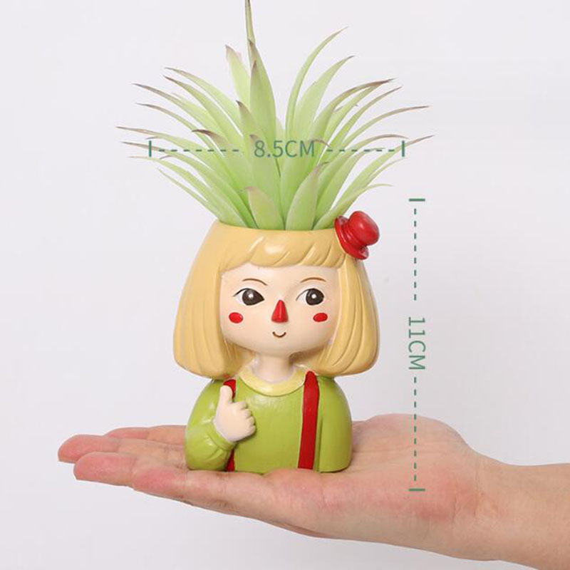 Creative Resin Cute Clown Girl - Bonsai Garden Europe 评论和价格