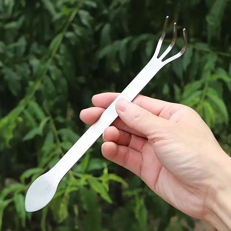 1Pc Stainless Steel Root Rake  - Bonsai Garden Rake 评论和价格