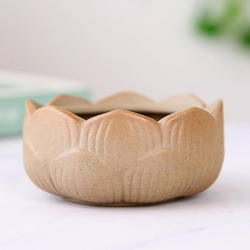 Coarse Pottery Lotus Green Pla - Bonsai Garden Europe 评论和价格