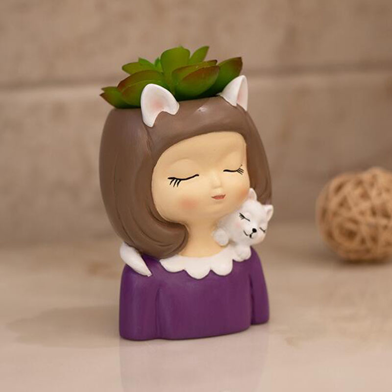 Creative Resin Fleshy Flowerpo - Bonsai Garden Europe 评论和价格
